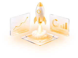Celebration marking a crypto trading platform's first public launch milestone