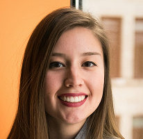 Portrait of Victoria Lawson, CFO and financial trading company leader